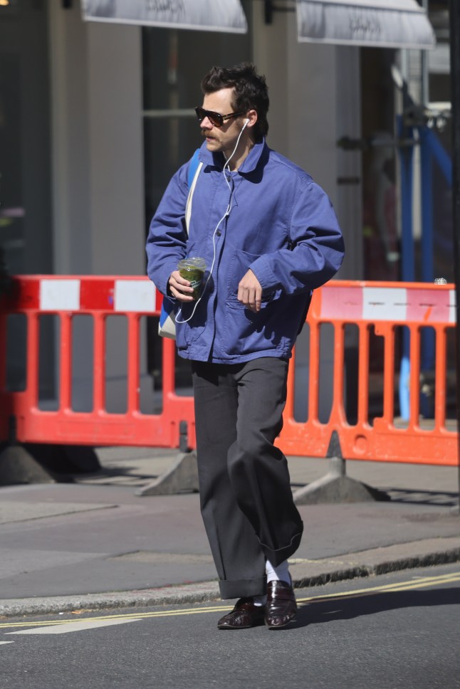 Harry Styles in Mayfair