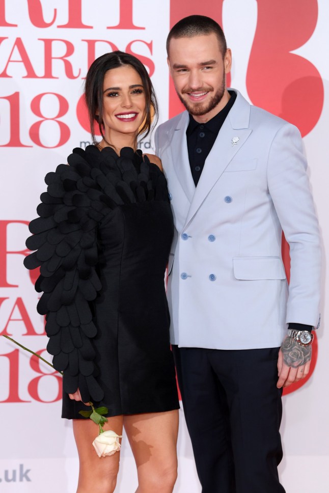 Mandatory Credit: Photo by David Fisher/Shutterstock (9433573ct) Cheryl and Liam Payne 38th Brit Awards, Arrivals, The O2 Arena, London, UK - 21 Feb 2018