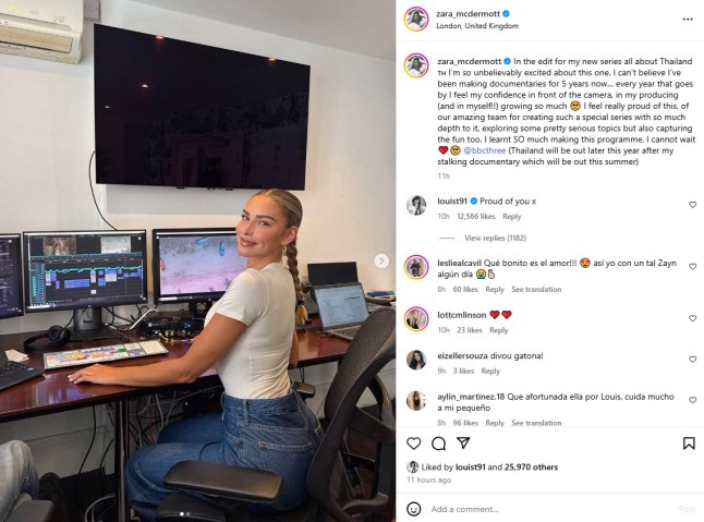 Louis Tomlinson goes official with Zara McDermott with rare heartfelt comment