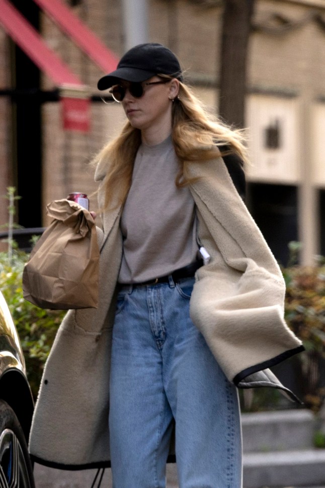 MADRID, SPAIN - DECEMBER 09: Amber Heard leaves a bakery on December 9, 2024, in Madrid, Spain. (Photo By Jose Ruiz/Europa Press via Getty Images)